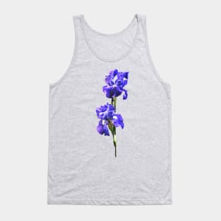 Iris - Purple Iris Pair Tank Top